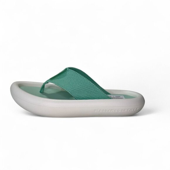 Stella McCartney Mint Green Air Slide Flip Flop Sandals - SIZE Left 37, Right 36 - Picture 5 of 14
